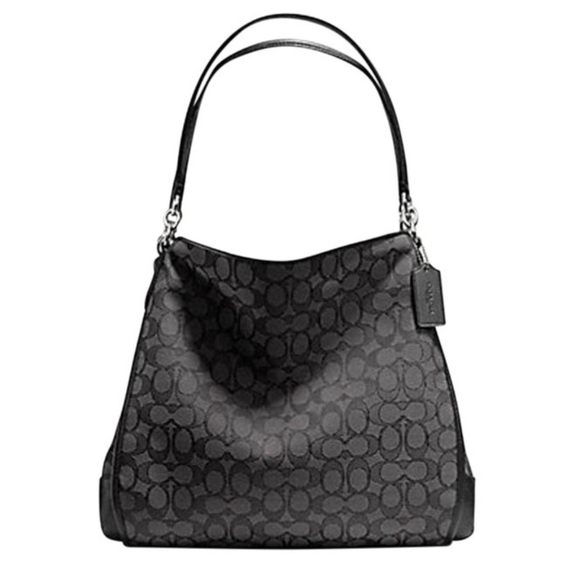 Coach Handbags - COACH PHOEBE SHOULDER BAG IN OUTLINE SIGNATURE